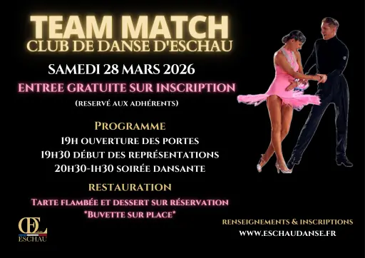 TEAM MATCH et soirée danse