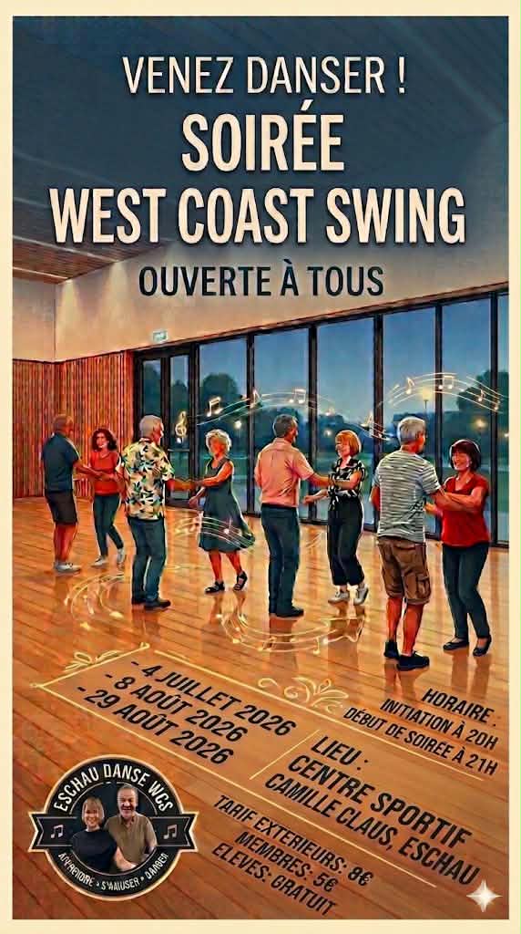 Soirée pré-rentrée WCS (West Coast Swing)